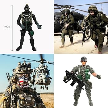 アーミーフィギュア　ミリタリー兵士 Amazon.co.jp: Wbzle ミリタリー 兵士 メンズ アクション